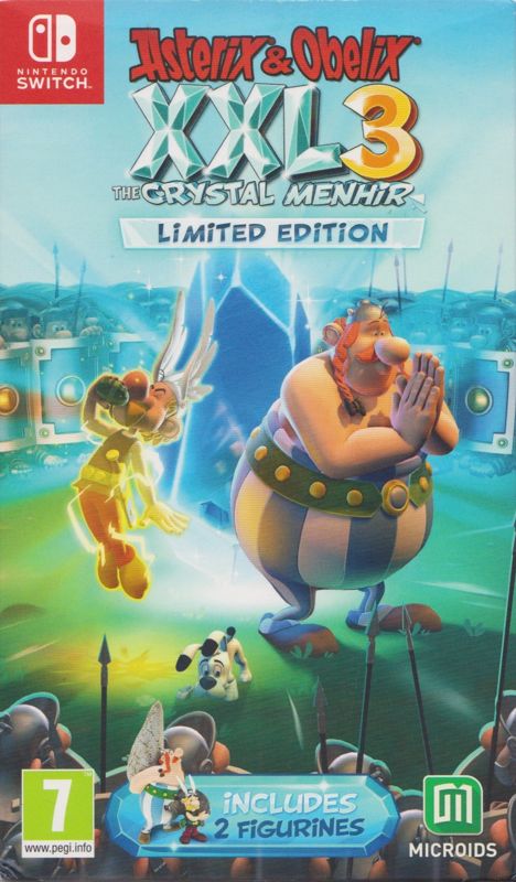 Front Cover for Asterix & Obelix XXL 3: The Crystal Menhir (Limited Edition) (Nintendo Switch) (Sleeved Box)