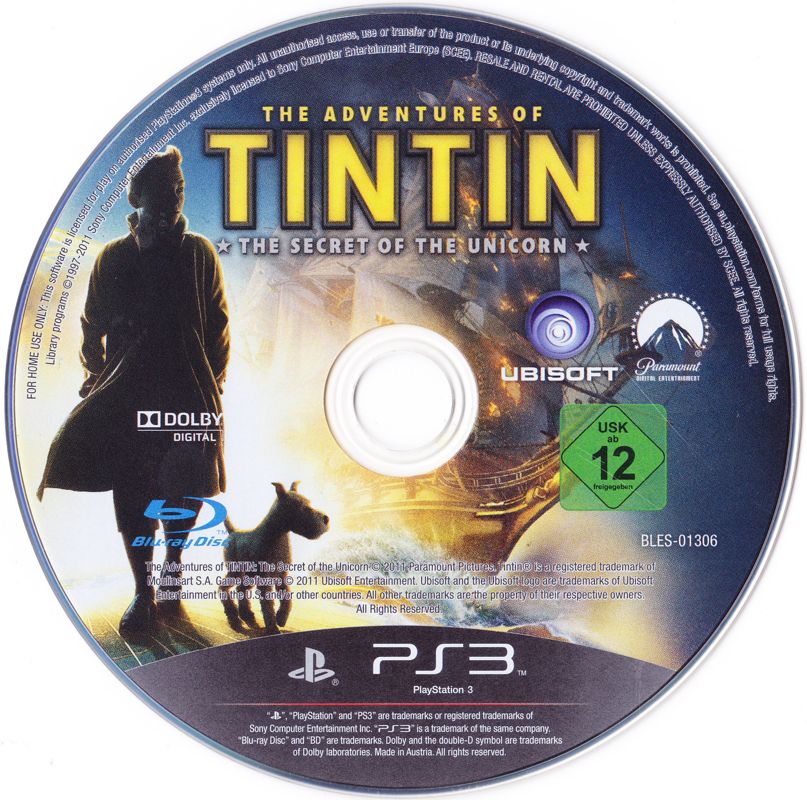 Media for The Adventures of Tintin: The Game (PlayStation 3)