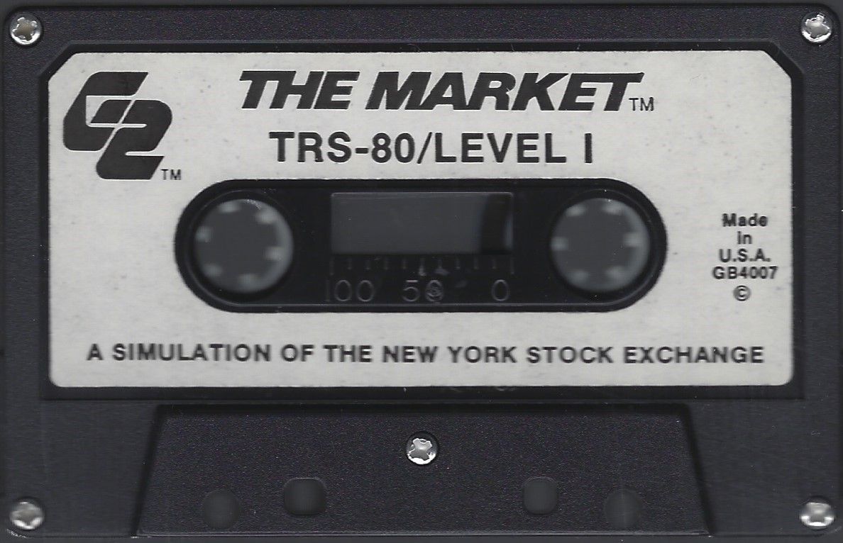 Media for The Market (TRS-80)