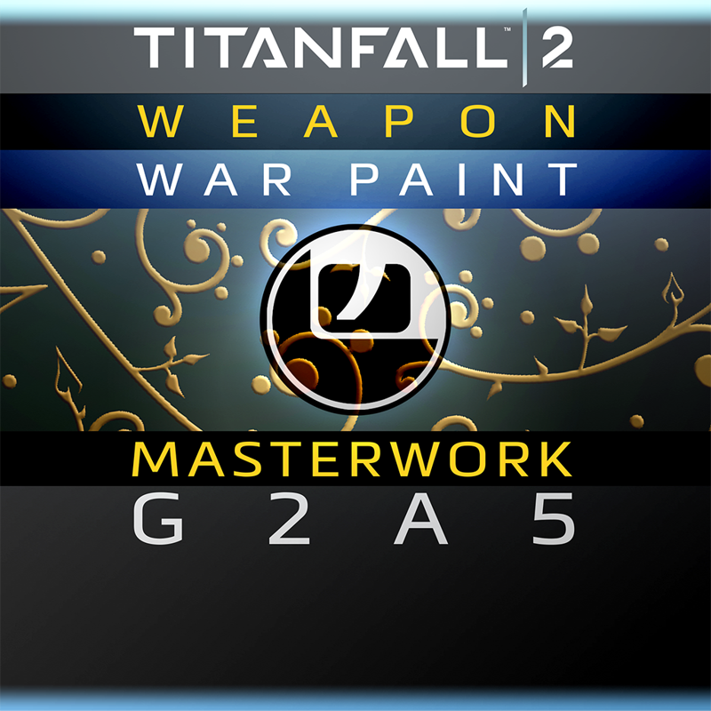 Front Cover for Titanfall 2: Weapon War Paint - Masterwork G2A5 (PlayStation 4) (download release)