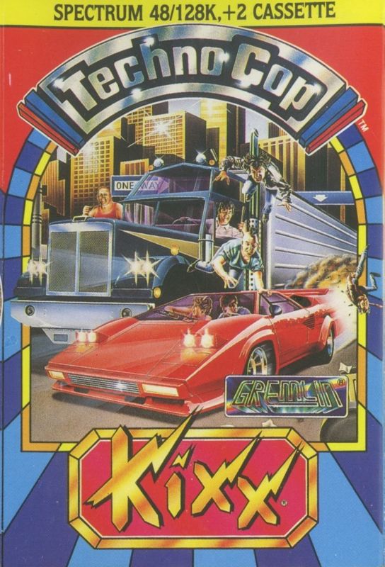 Front Cover for Techno Cop (ZX Spectrum)