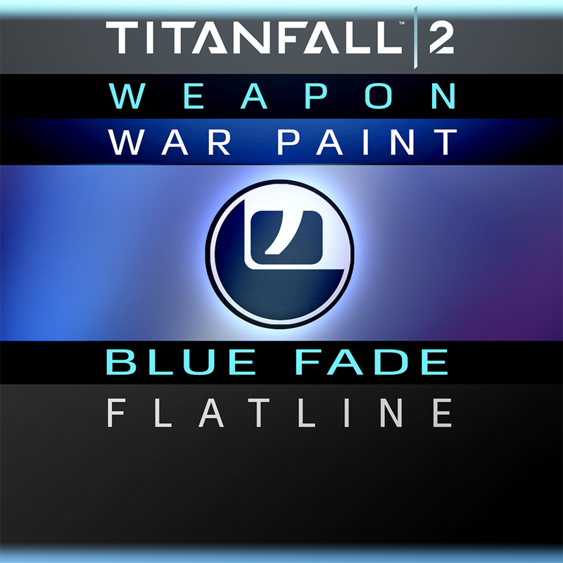 Titanfall 2 Weapon War Paint Blue Fade Flatline cover or packaging material MobyGames