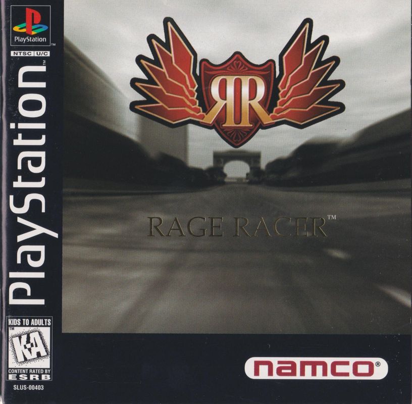 Front Cover for Rage Racer (PlayStation)