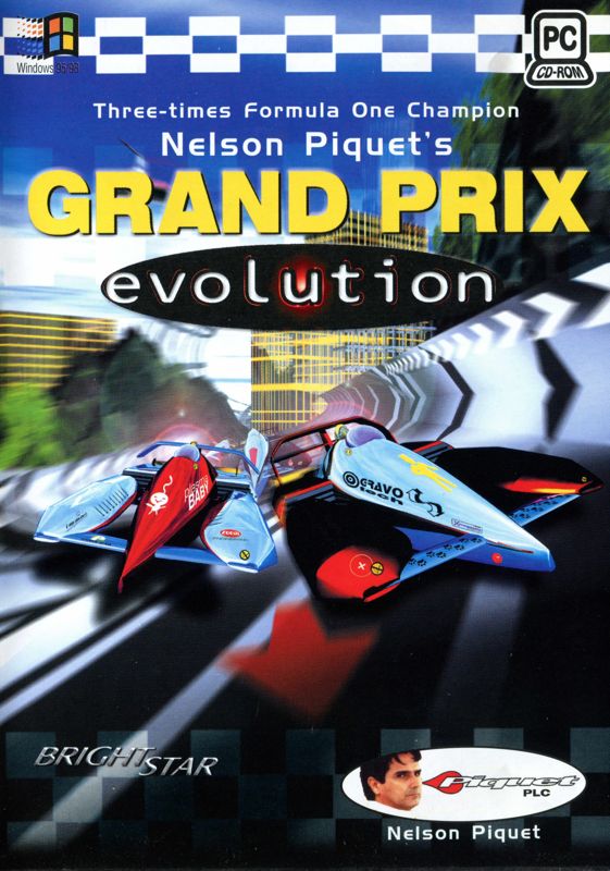 Front Cover for Nelson Piquet's Grand Prix: Evolution (Windows) (Dice Multi Media release)