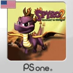 Front Cover for Spyro 2: Ripto's Rage! (PSP and PlayStation 3) (download release)
