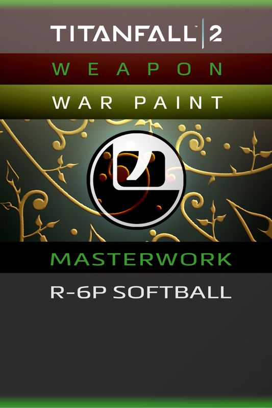 Front Cover for Titanfall 2: Weapon War Paint - Masterwork R-6P Softball (Xbox One) (download release)