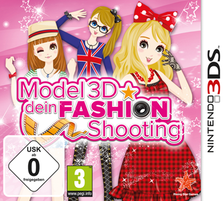 Front Cover for Girls' Fashion Shoot (Nintendo 3DS) (download release)