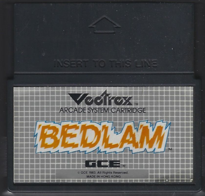 Media for Bedlam (Vectrex)