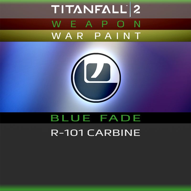 Front Cover for Titanfall 2: Weapon War Paint - Blue Fade R-101 Carbine (PlayStation 4) (download release)