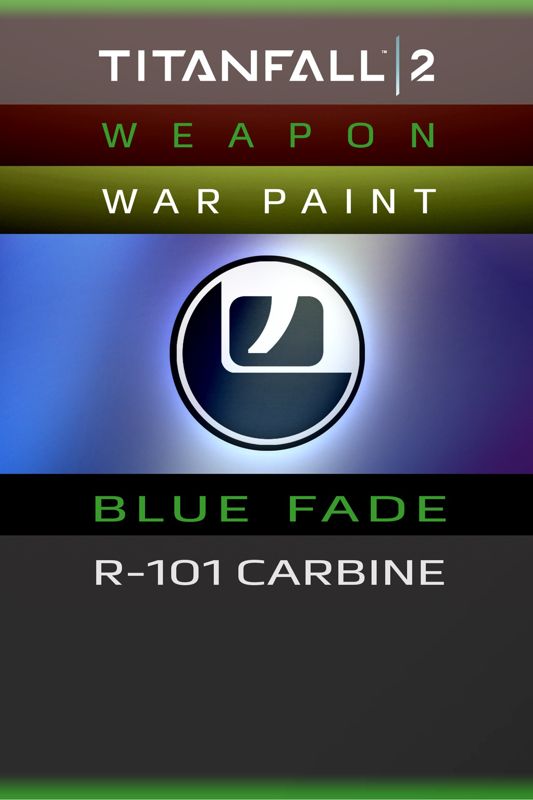 Front Cover for Titanfall 2: Weapon War Paint - Blue Fade R-101 Carbine (Xbox One) (download release)