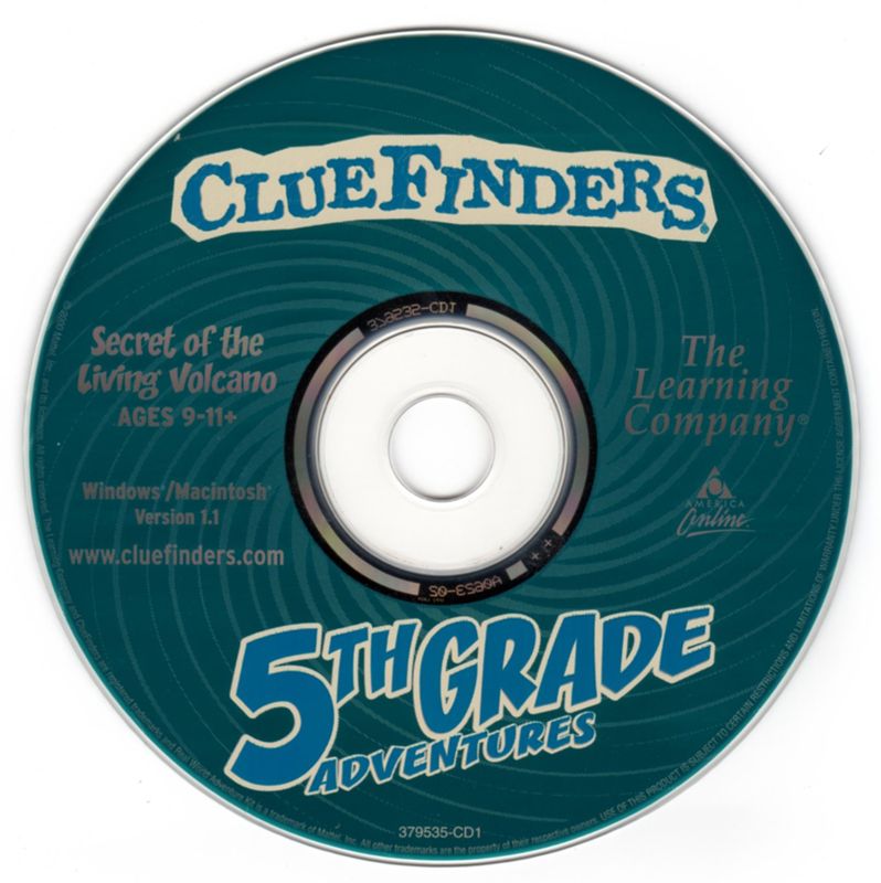 Media for ClueFinders: 5th Grade Adventures (Macintosh and Windows) (Cardboard CD case): CD