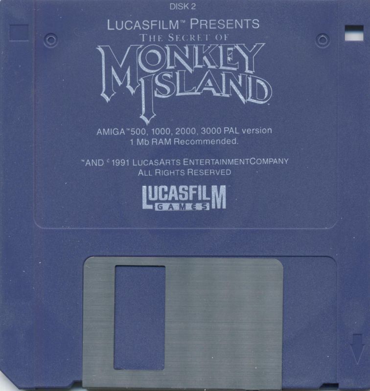 Media for The Secret of Monkey Island (Amiga): Disk 2