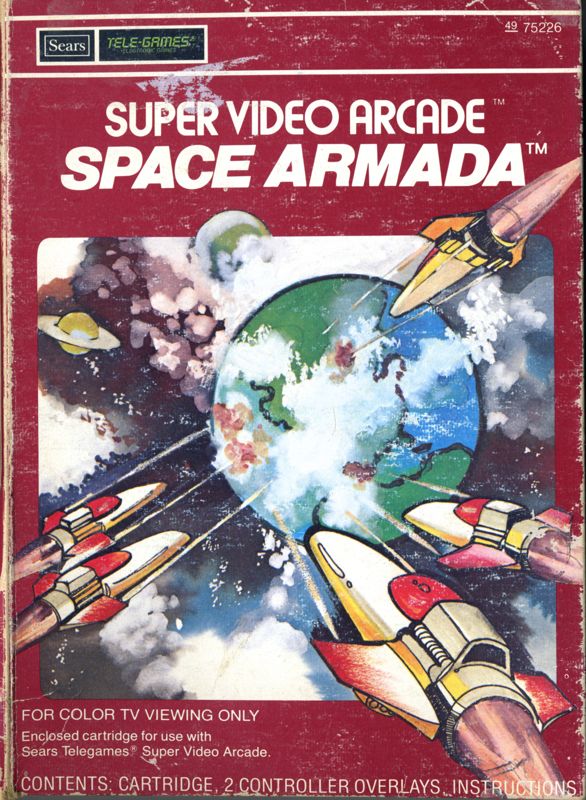 Front Cover for Space Armada (Intellivision) (Sears version for Super Video Arcade)