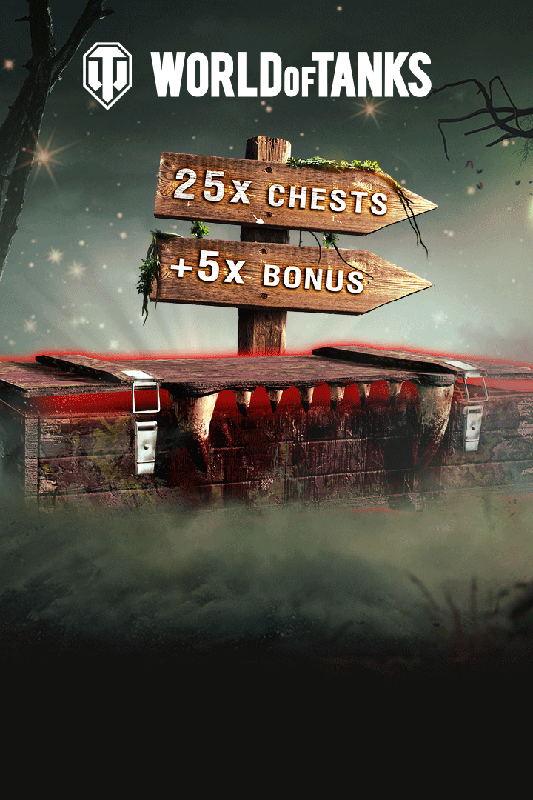 Front Cover for World of Tanks: Monster Chests - 25x Chests + 5x Bonus (Xbox One) (download release)