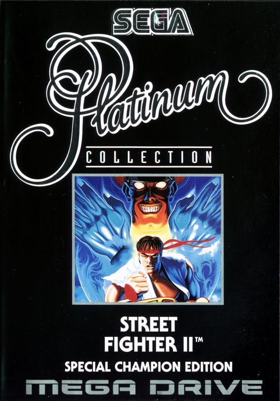 Front Cover for Street Fighter II: Champion Edition (Genesis) (Platinum Collection release)