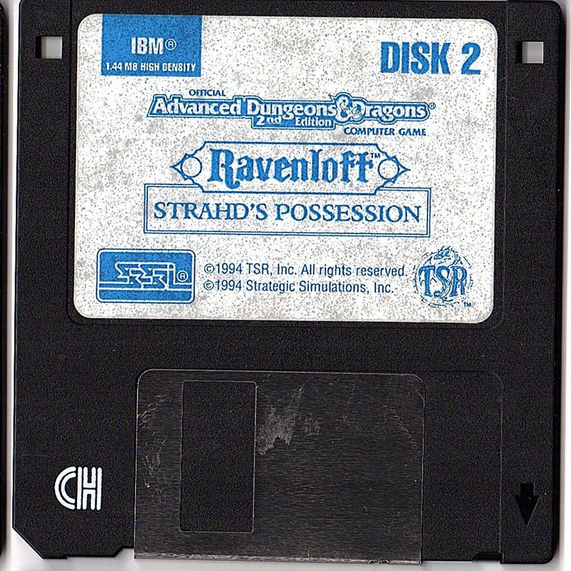 Media for Ravenloft: Strahd's Possession (DOS) (Original 3.5" Disk Release): Disk 2