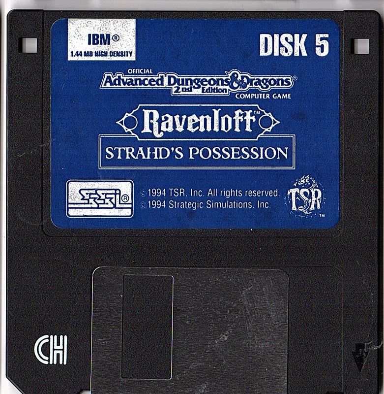 Media for Ravenloft: Strahd's Possession (DOS) (Original 3.5" Disk Release): Disk 5