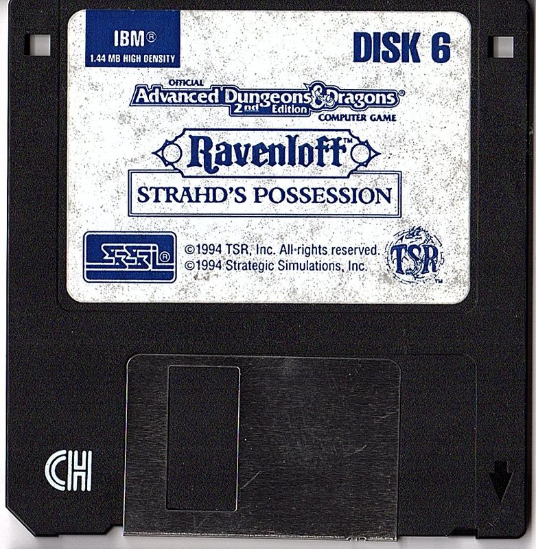 Media for Ravenloft: Strahd's Possession (DOS) (Original 3.5" Disk Release): Disk 6