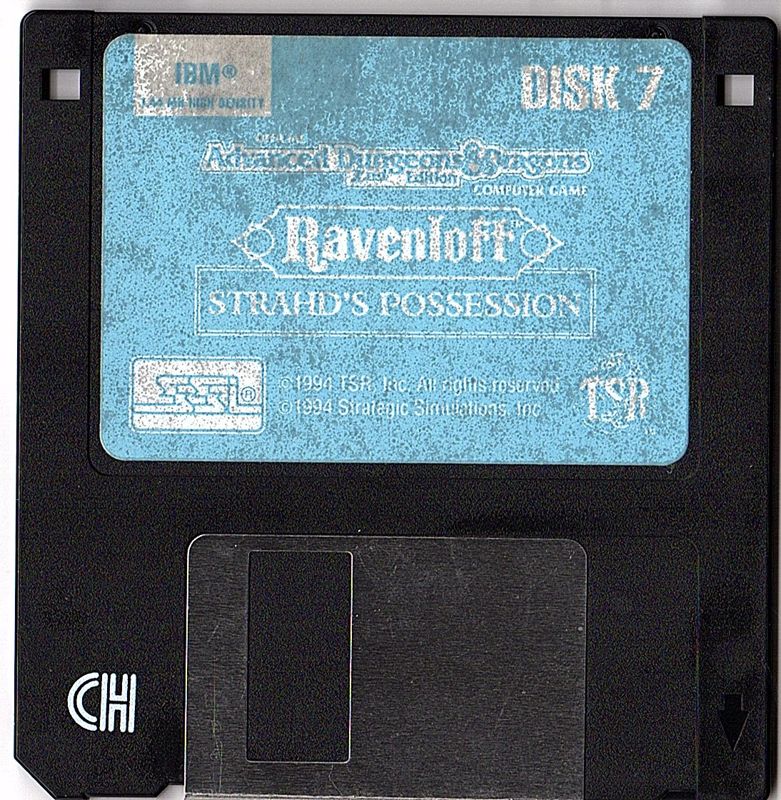 Media for Ravenloft: Strahd's Possession (DOS) (Original 3.5" Disk Release): Disk 7