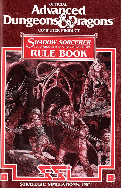 Manual for Shadow Sorcerer (Amiga)