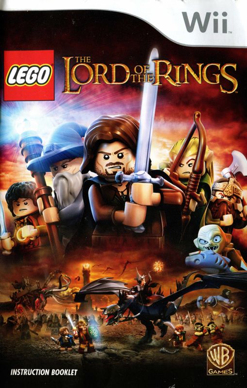 Manual for LEGO The Lord of the Rings (Wii): Front
