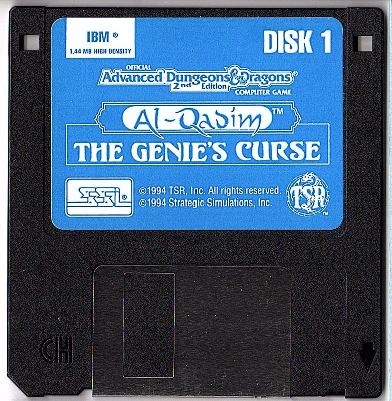 Media for Al-Qadim: The Genie's Curse (DOS): Disk 1