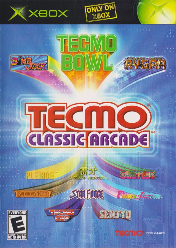 Front Cover for Tecmo Classic Arcade (Xbox)