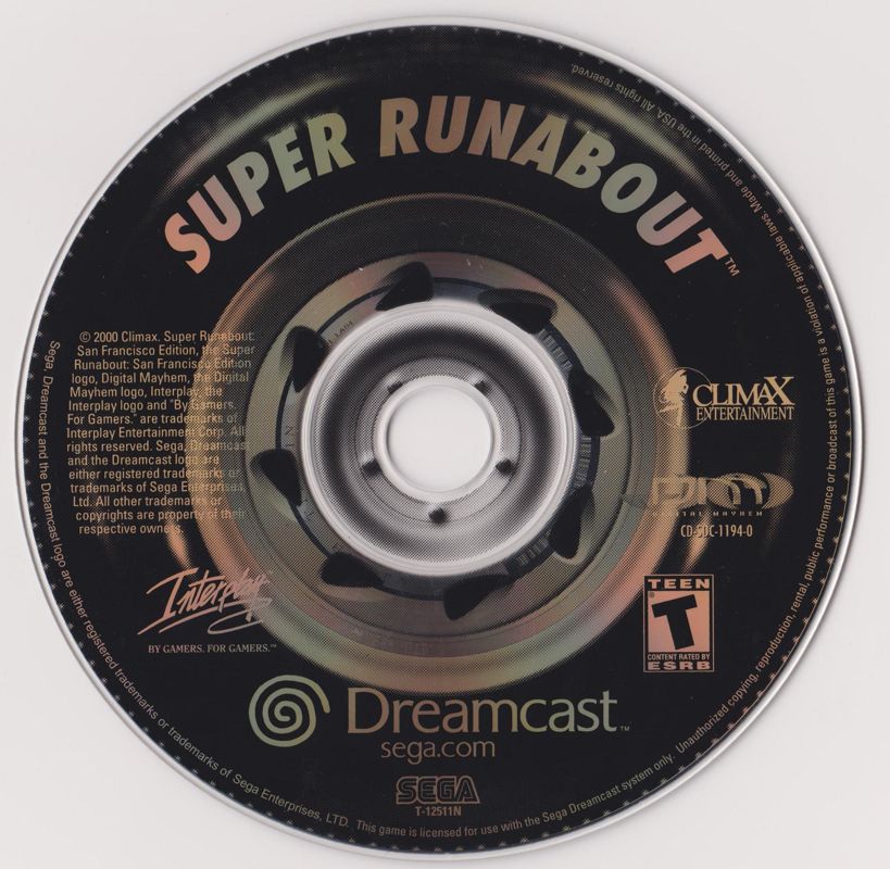 Media for Super Runabout: San Francisco Edition (Dreamcast)