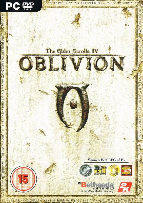 Front Cover for The Elder Scrolls IV: Oblivion (Windows) (Release with BBFC rating)