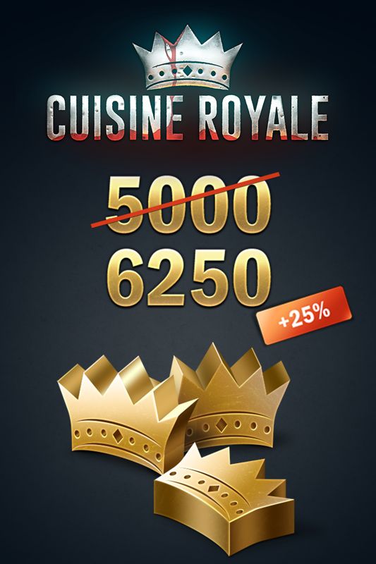 Front Cover for Cuisine Royale: 5000 (+1250 Bonus) Golden Crowns (Xbox One) (download release)