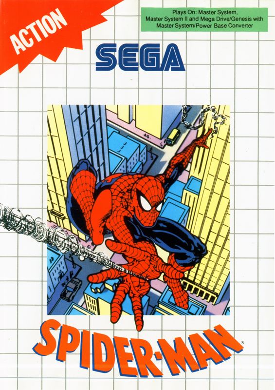 Front Cover for Spider-Man (SEGA Master System)