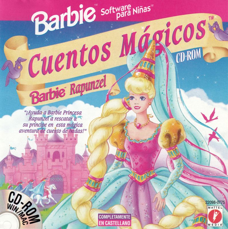 Other for Magic Fairy Tales: Barbie as Rapunzel (Macintosh and Windows and Windows 3.x): Jewel Case - Front