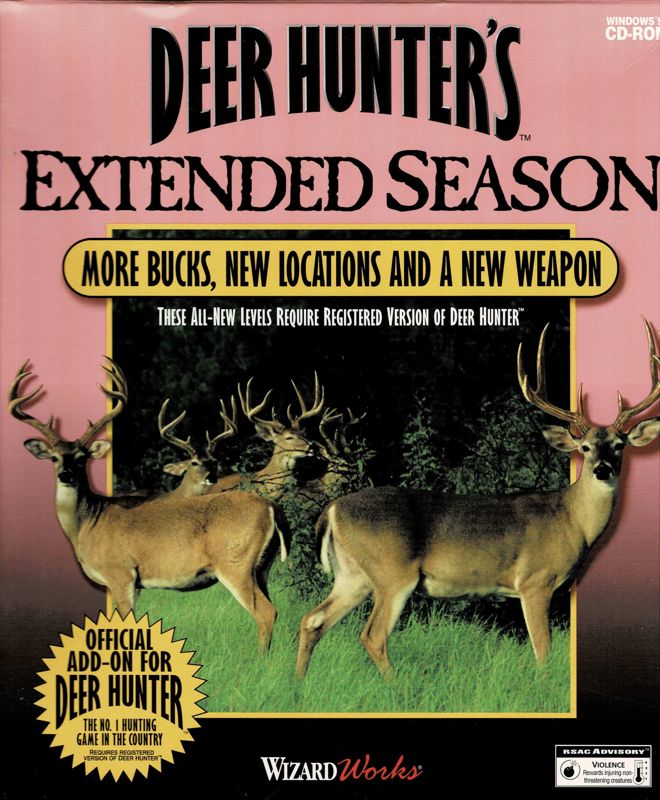 Front Cover for Deer Hunter's Extended Season (Windows)