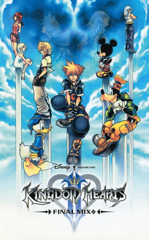 Manual for Kingdom Hearts II: Final Mix+ (PlayStation 2): Front