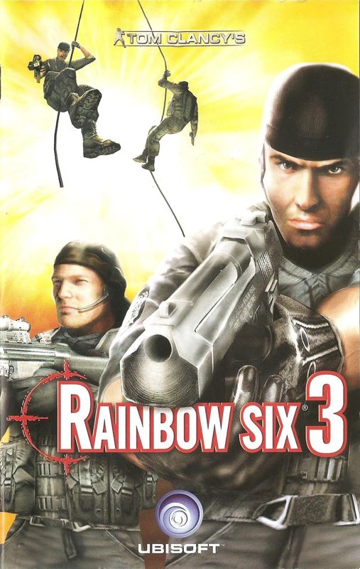 Manual for Tom Clancy's Rainbow Six 3 (PlayStation 2): Front