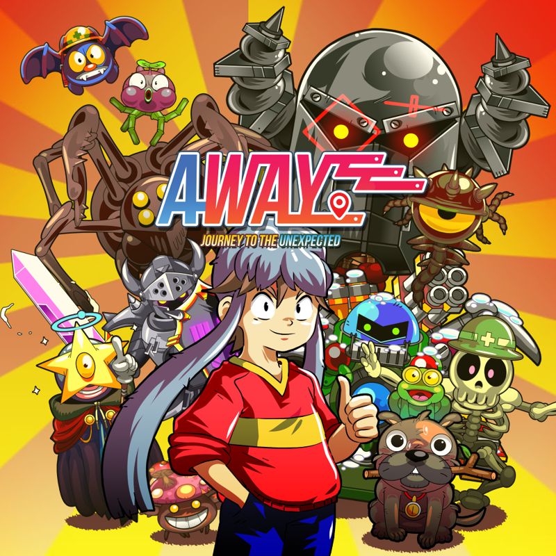 Front Cover for Away: Journey to the Unexpected (Nintendo Switch) (download release)