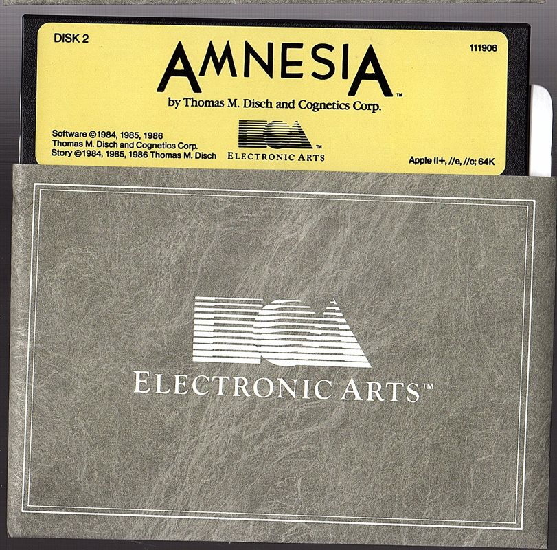 Media for Amnesia (Apple II): Disk 2