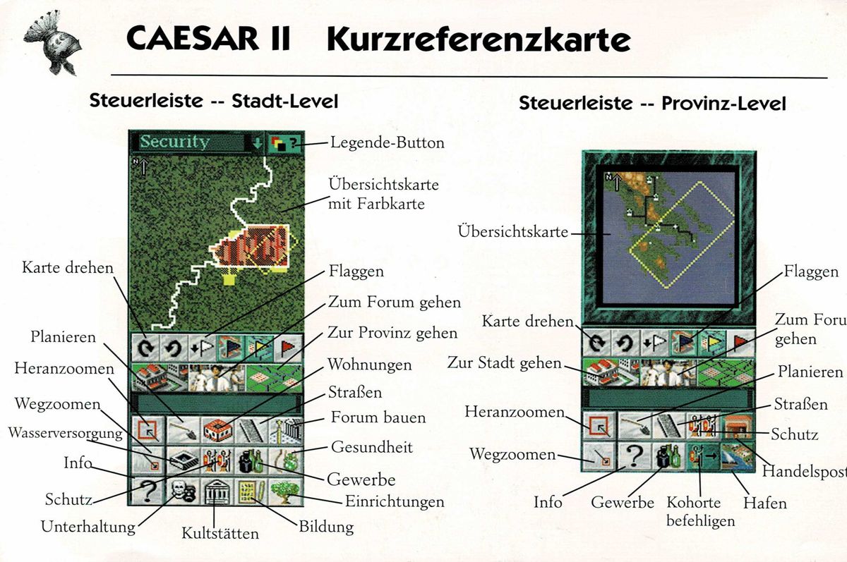 Reference Card for Caesar II (DOS and Windows) (Re-release): Front