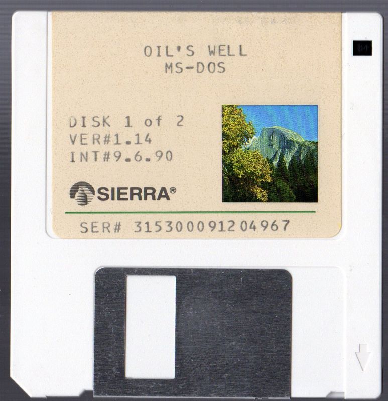 Media for Oil's Well (DOS) (Dual Media Release v1.14): 3.5" Disk 1