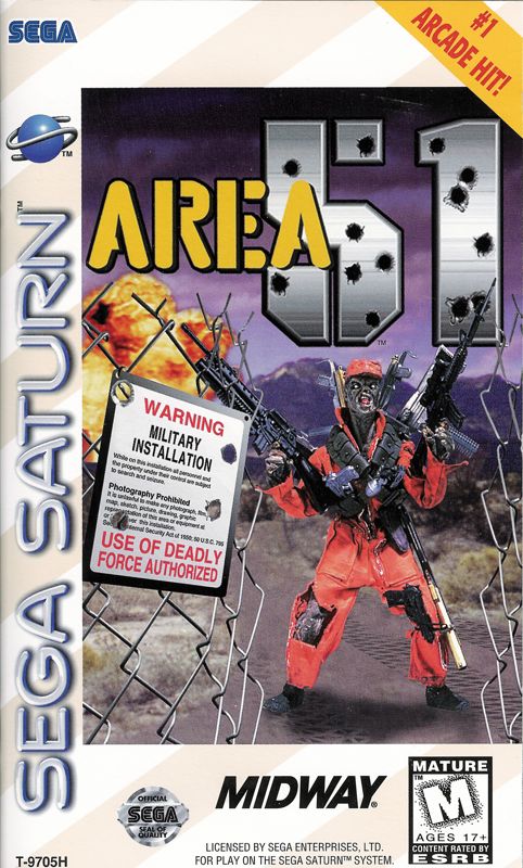 Front Cover for Area 51 (SEGA Saturn)