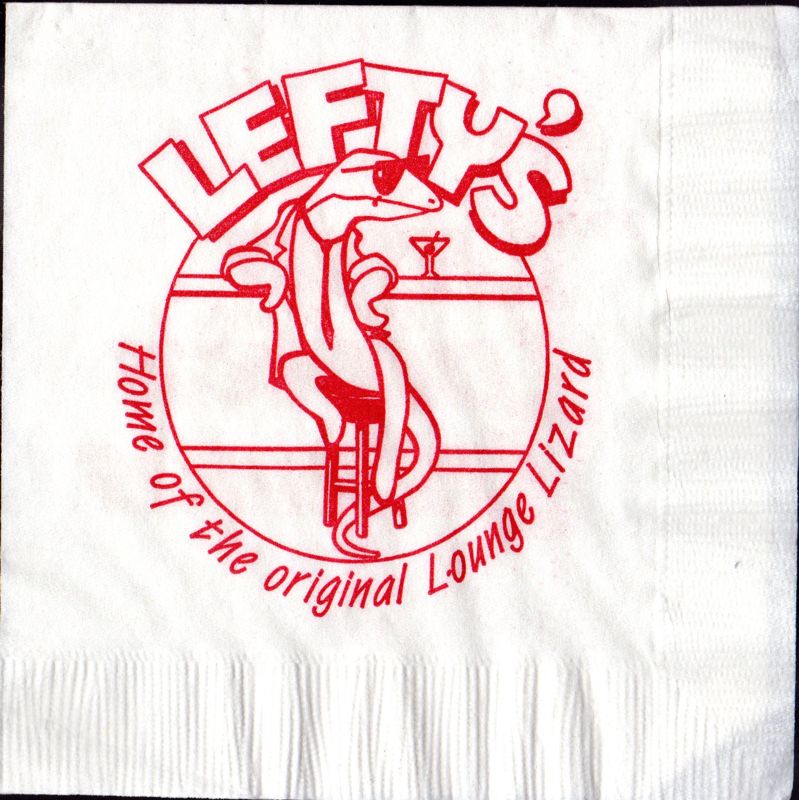 Extras for Leisure Suit Larry in the Land of the Lounge Lizards (DOS) (Dual Media Release (alternate disk labels)): Napkin