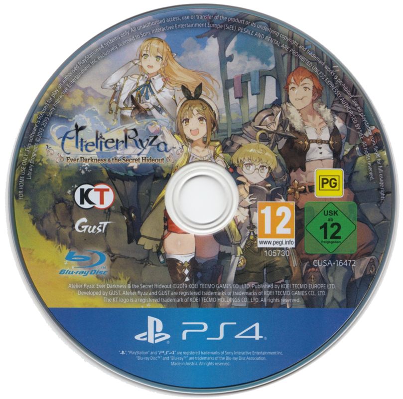 Media for Atelier Ryza: Ever Darkness & the Secret Hideout (PlayStation 4)