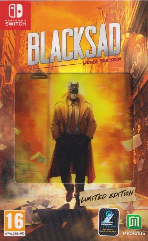 Front Cover for Blacksad: Under the Skin (Limited Edition) (Nintendo Switch) (Sleeved Keep Case)