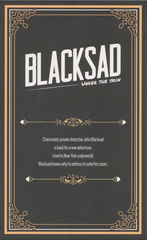 Extras for Blacksad: Under the Skin (Limited Edition) (Nintendo Switch) (Sleeved Keep Case): Post Card - <i>John Blacksad</i> - Front