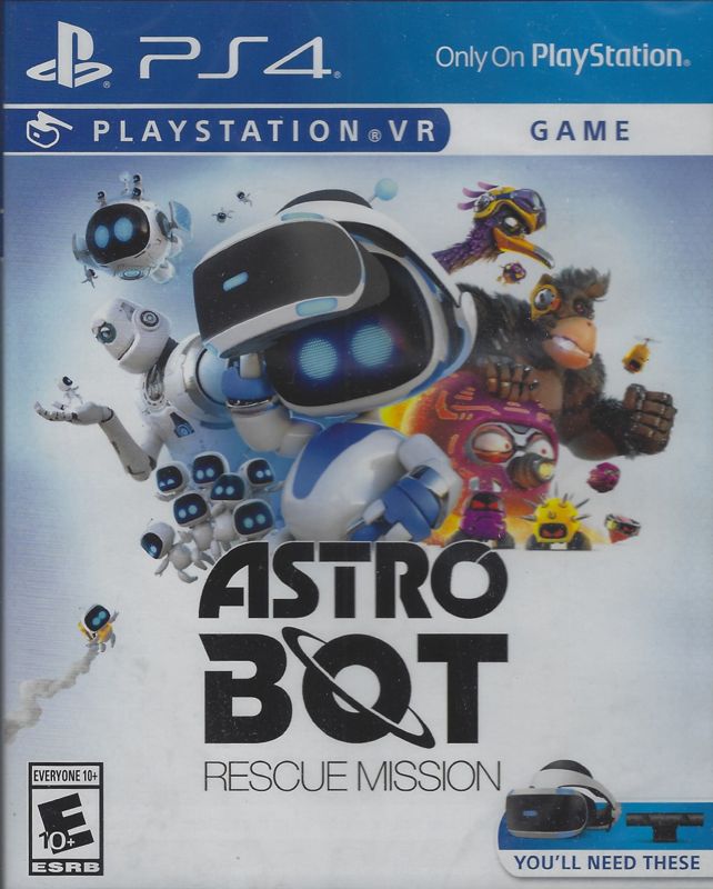 Rescue material Bot: - Astro MobyGames or Mission packaging cover
