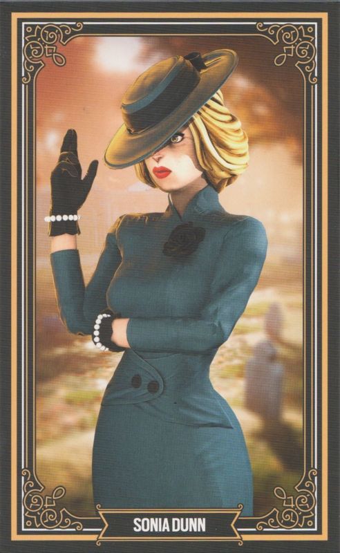 Extras for Blacksad: Under the Skin (Limited Edition) (Nintendo Switch) (Sleeved Keep Case): Post Card - <i>Sonia Dunn</i> - Front