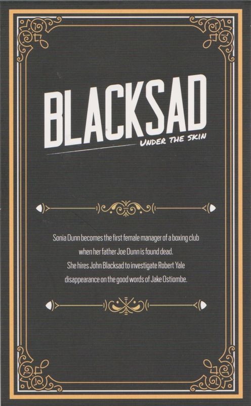 Extras for Blacksad: Under the Skin (Limited Edition) (Nintendo Switch) (Sleeved Keep Case): Post Card - <i>Sonia Dunn</i> - Back
