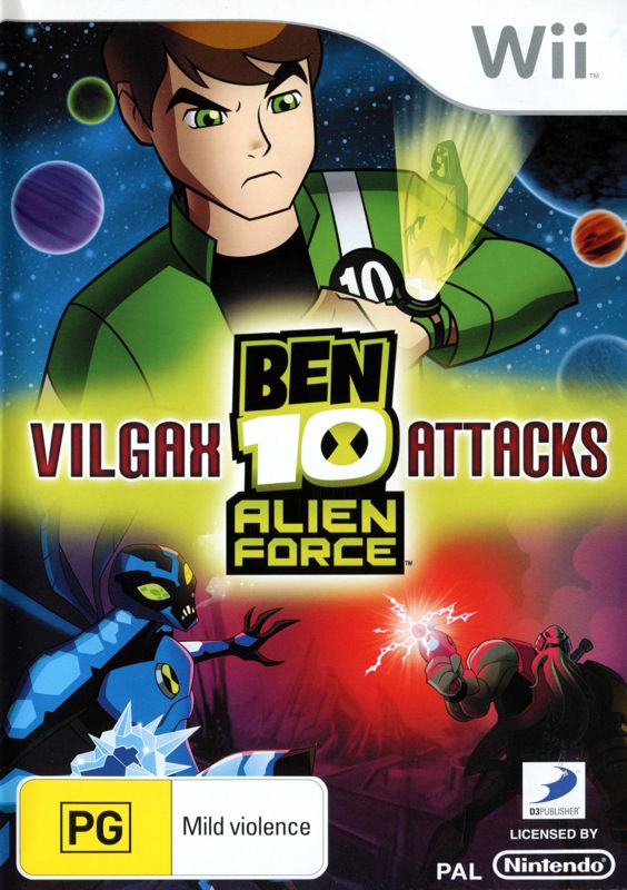 Front Cover for Ben 10: Alien Force - Vilgax Attacks (Wii)
