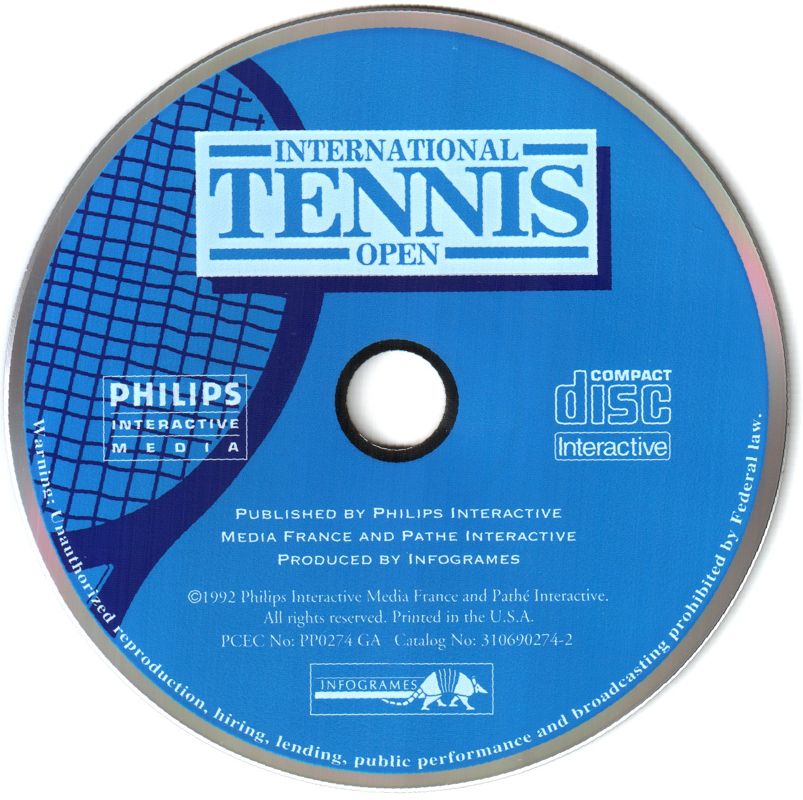 Media for International Tennis Open (CD-i)