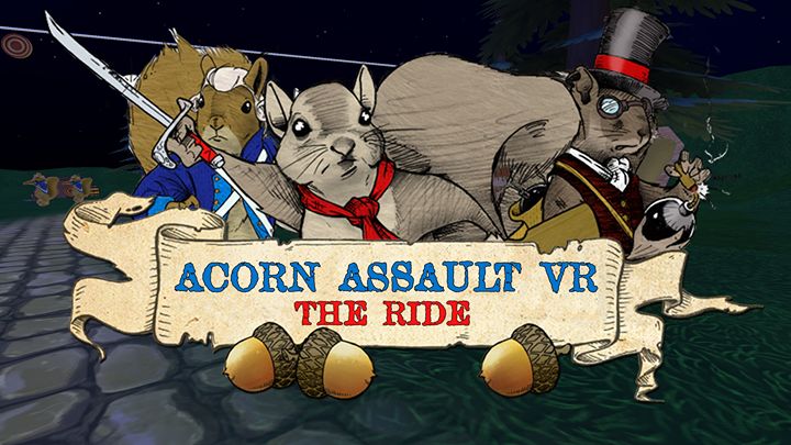 Front Cover for Acorn Assault VR: The Ride (Android and Oculus Go) (Oculus Store release)